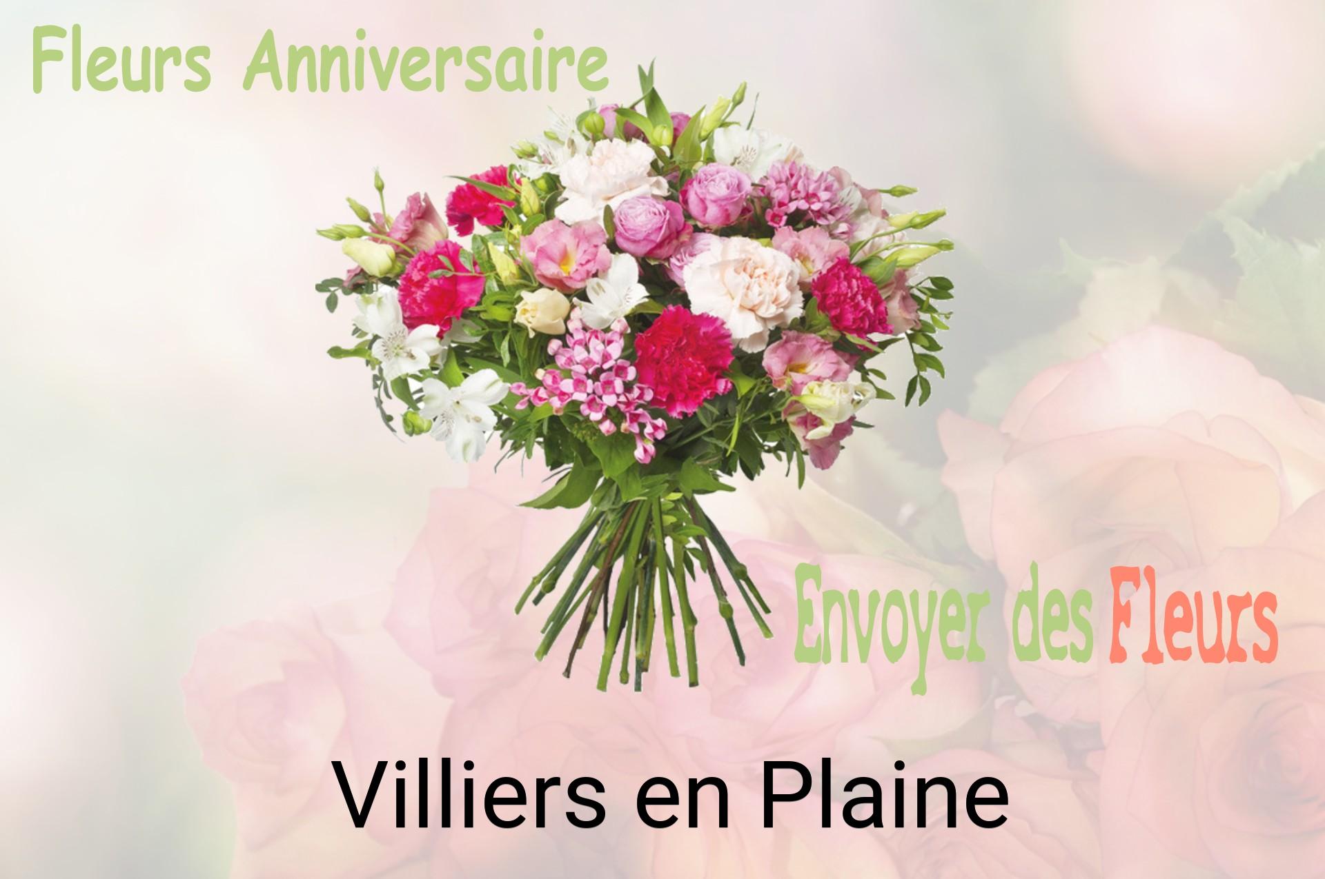 Bouquet de fleurs d’anniversaire livré à Villiers-en-Plaine